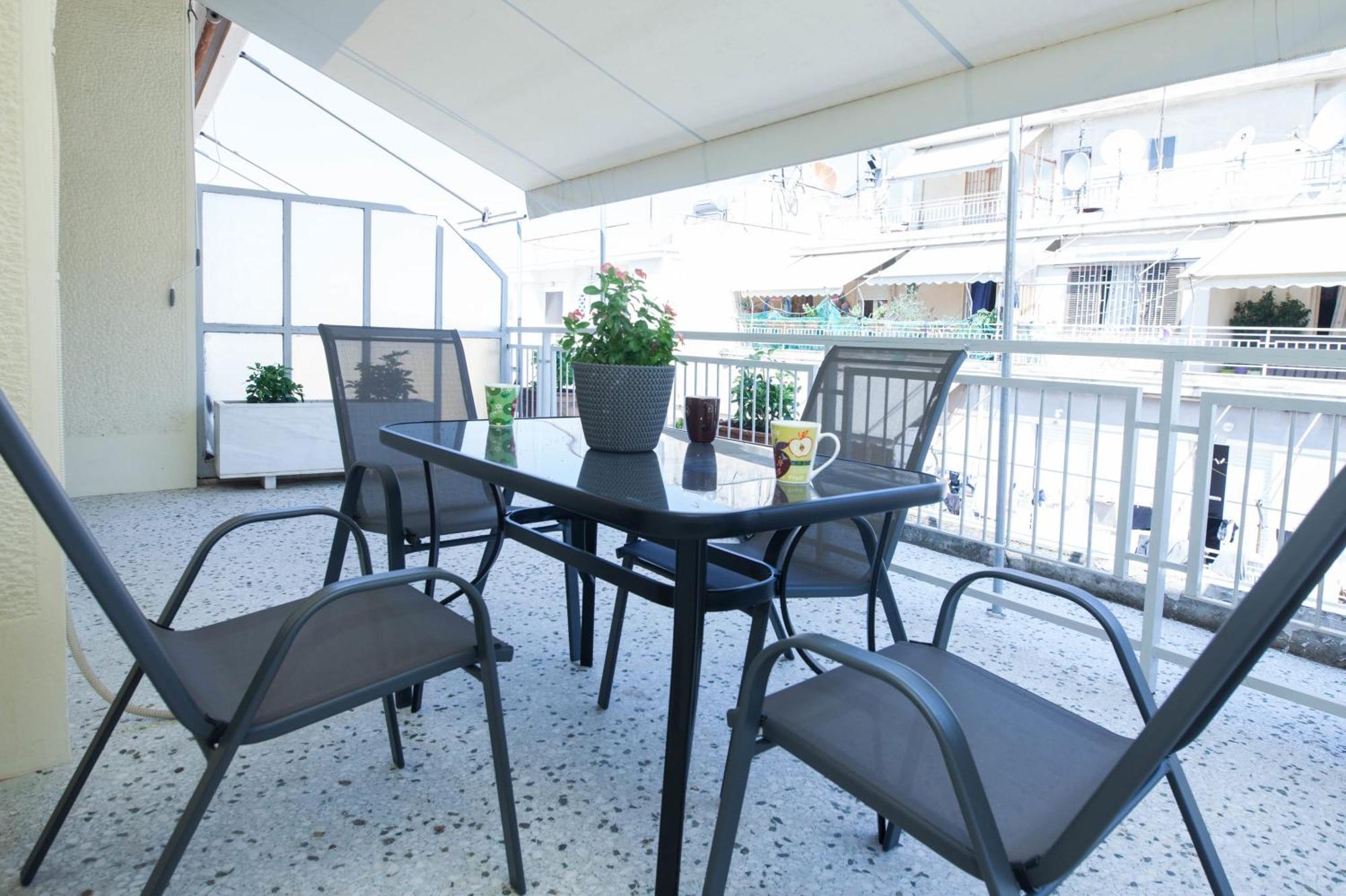 אתונה Modern 1 Bd Balcony Apt Near Metro In Kato Patisia מראה חיצוני תמונה