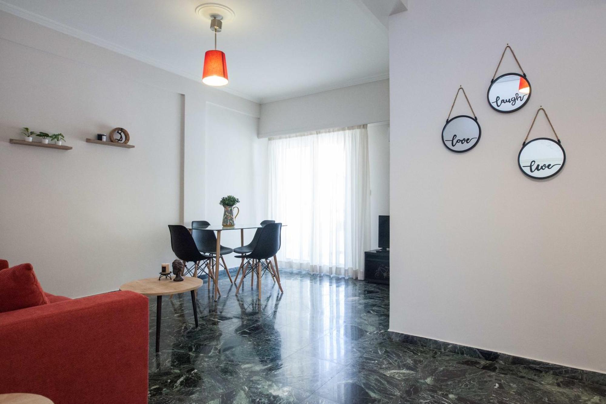 אתונה Modern 1 Bd Balcony Apt Near Metro In Kato Patisia מראה חיצוני תמונה